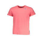 K-WAY Pink Cotton Men's T-Shirt