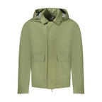 K-WAY Green Cotton Men Jacket