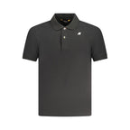 K-WAY Black Cotton Men's Polo Shirt