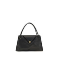 Versace Black Calf Leather Bos Taurus Shoulder Bag