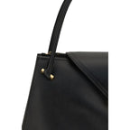 Versace Black Calf Leather Bos Taurus Shoulder Bag