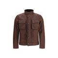 Belstaff Brown Cotton Full-Length Jacket