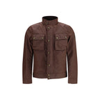 Belstaff Brown Cotton Full-Length Jacket