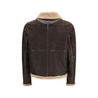 Belstaff Brown Lamb Leather Full-Length Jacket