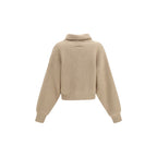 Tory Burch Beige Wool Oves Aries Cardigan