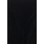 Khaite Black Cotton Casual Pants