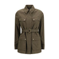 Burberry Bicolor Cotton Full-Length Jacket