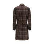 Burberry Brown Cotton Casual Dress
