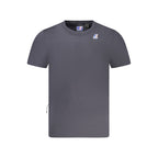 K-WAY Blue Cotton Men T-Shirt