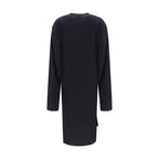 Balenciaga Black Cotton Casual Dress