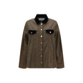 Ganni Brown Cotton Denim Jacket