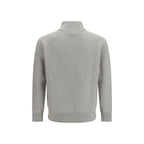 Lardini Gray Wool Oves Aries Sweatshirt