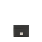 Dolce & Gabbana Black Calf Leather Bos Taurus Wallet