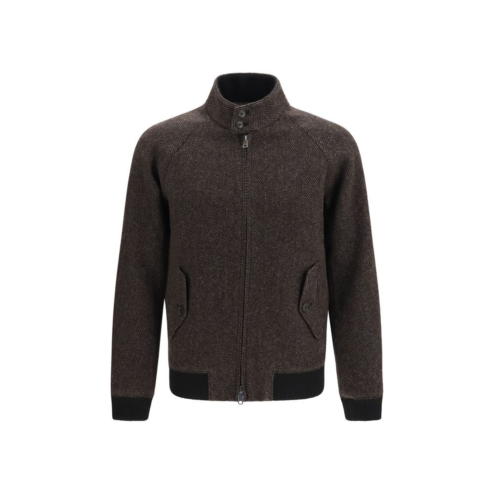 Baracuta Brown Viscose Full-Length Jacket