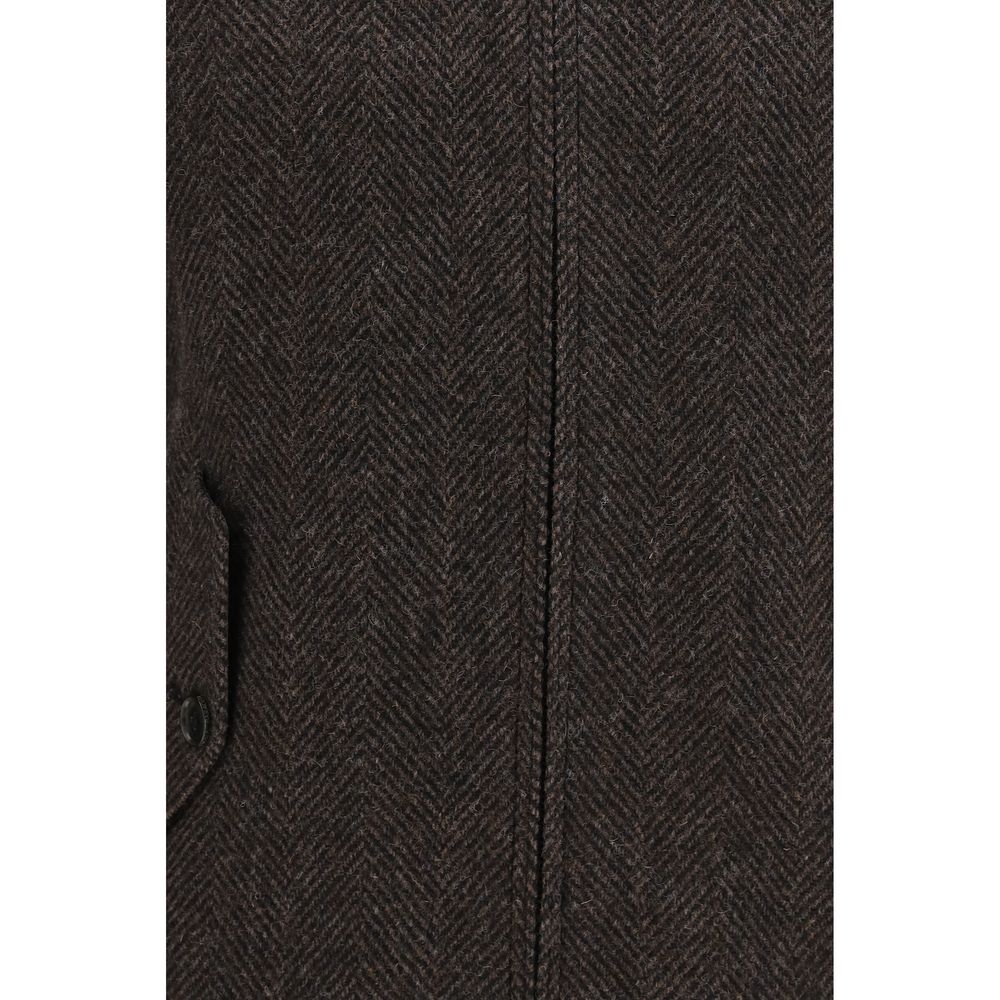 Baracuta Brown Viscose Full-Length Jacket