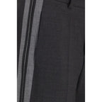 P.A.R.O.S.H. Gray Wool Oves Aries Casual Pants