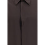 Dolce & Gabbana Brown Silk Shirt