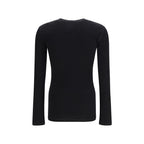 Dolce & Gabbana Black Cotton Long Sleeve T-Shirt
