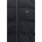 Fred Perry Black Polyamide Full-Length Jacket