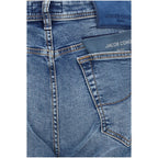 Jacob Cohen Blue Cotton Tapered Jeans
