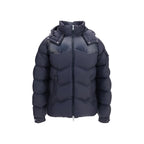Moncler Blue Goose Down Full-Length Jacket