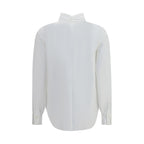 Brunello Cucinelli White Cotton Blouse