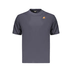 K-WAY Blue Cotton Men's T-Shirt