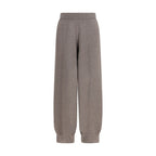 Fabiana Filippi Gray Wool Oves Aries Casual Pants - Eljoys Fashion 