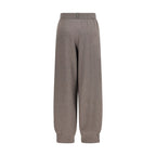 Fabiana Filippi Gray Wool Oves Aries Casual Pants - Eljoys Fashion 