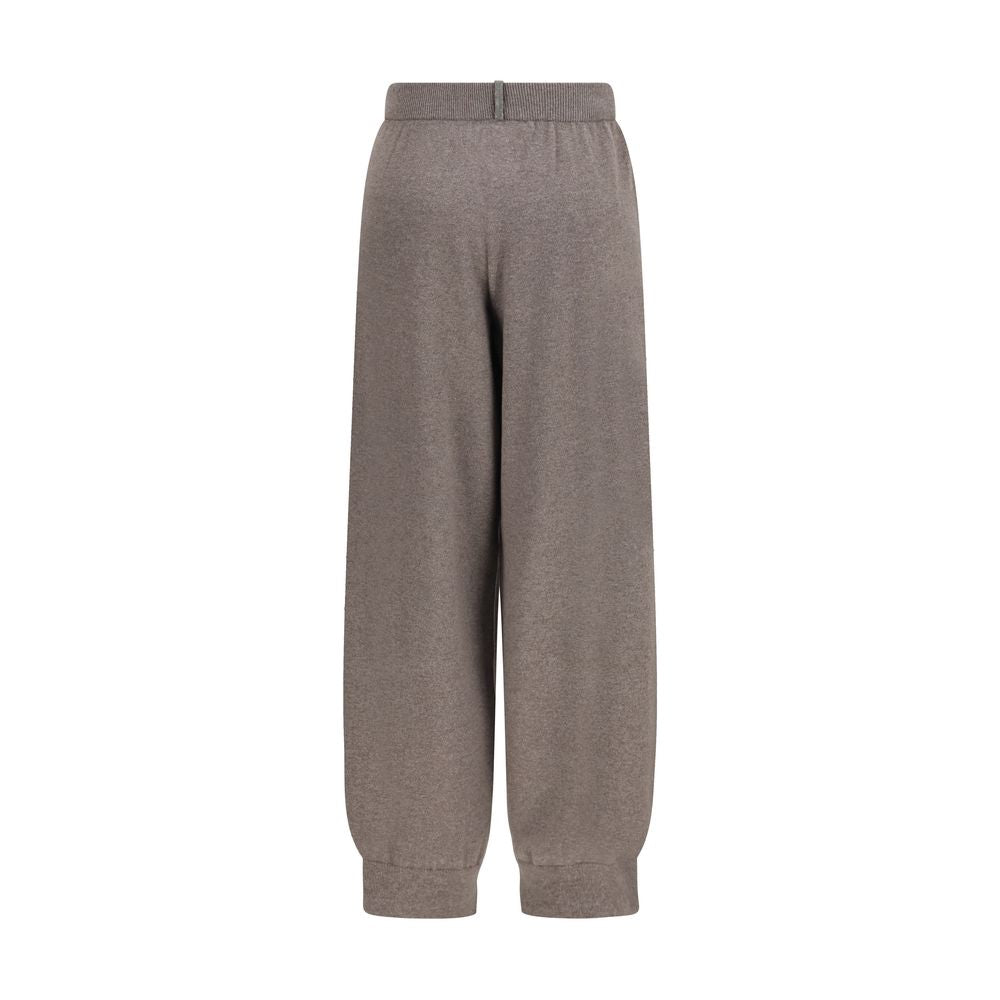 Fabiana Filippi Gray Wool Oves Aries Casual Pants - Eljoys Fashion 
