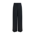 Fabiana Filippi Black Acetate Casual Pants