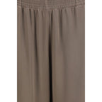 Fabiana Filippi Brown Viscose Casual Pants