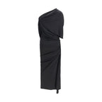 Balenciaga Black Viscose Cocktail Dress