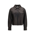P.A.R.O.S.H. Black Lamb Leather Leather Jacket
