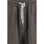 Brunello Cucinelli Bicolor Cashmere Athletic Pants