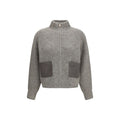 Fabiana Filippi Gray Wool Oves Aries Sweatshirt