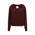 SA SU PHI Bordeaux Cashmere Hoodie