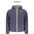 K-WAY Blue Nylon Men's Jacket