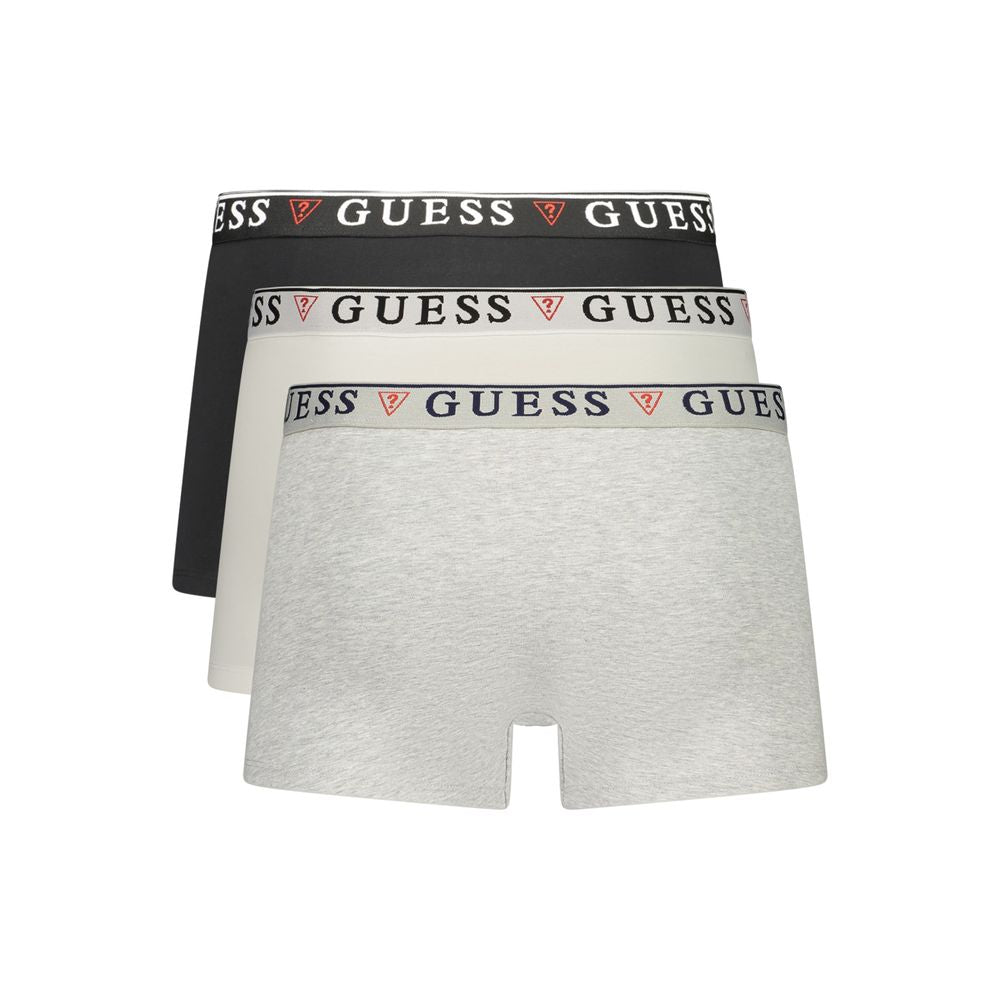 Guess Jeans Grey Cotton Men's Boxer