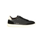 Blauer Black Polyester Athletic Sneakers