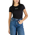 Tommy Hilfiger Jeans Black Recycled Cotton T-Shirt - Eljoys Fashion 