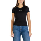 Tommy Hilfiger Jeans Black Recycled Cotton T-Shirt - Eljoys Fashion 
