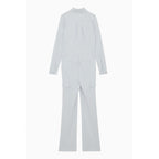 Patrizia Pepe Gray Polyester Jumpsuit