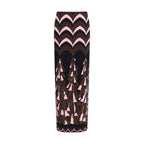 Emilio Pucci Multicolor Polyamide Long Skirt