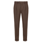 Baldinini Trend Brown Viscose Men Pants