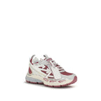 Off-White White Fabric Athletic Sneakers