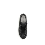 Maison Margiela Black Calf Leather Bos Taurus Low Top Sneakers