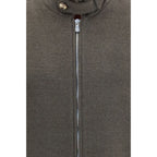 Brunello Cucinelli Gray Wool Oves Aries Full-Length Jacket