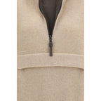 Brunello Cucinelli Beige Cashmere Sweatshirt