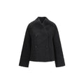 Loulou De Saison Black Alpaca Vicugna Pacos Jacket